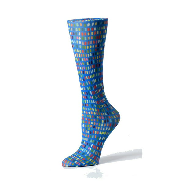 Cotton Thigh High Compression Socks Autism Awareness Flag Over The Knee High Boot Stockings 
